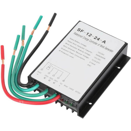 Efficient 8000W Waterproof 12V/24V Wind Turbine Charge Controller and Battery Regulator for Reliable Power