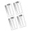 Flaw Detection Scale Cards 4PCS with Tear Coating for Industrial Component Inspection Use Stain Cracks Comparison Scale 3