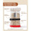 Sourdough  Jar with Feeding Tracker Clear Glass Fermentation Jar (1.2L) W/Date Marked Band, Thermometer Strip 4