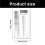 Flaw Detection Scale Cards 4PCS with Tear Coating for Industrial Component Inspection Use Stain Cracks Comparison Scale 8