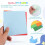 200pcs Origami Paper Kit, 20 Colors, Double-Sided Square Sheets for Crafts 2