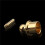 40Pcs Gold Plated RCA Plug Cap Short-Circuit Socket, Phono Connector RCA Shielding Jack Socket Protect Cover Caps 9