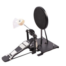 Bass Drum Practice Pad with Realistic Pedal Response, Silent Design for Double Foot Jazz Drum Training