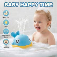 Bath Toy, Whale Sprinkler Bath Toy for Babies From 1 Year,Luminous Bath Toy Baby, Toy Kids Sprayer Water Toy with Light
