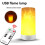 USB Rechargeable LED Flame Lamp Simulates Realistic Flame Effects for Bar Interior Decoration Ambient Night Light 5
