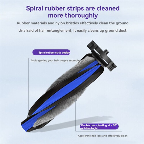 Für  Deeboot T90 Pro Omni / T90 Omni - Version mit Wassertank: Staubsaugerteile, Bürste, Filter, Staubbeutel, Walzenmopp 2