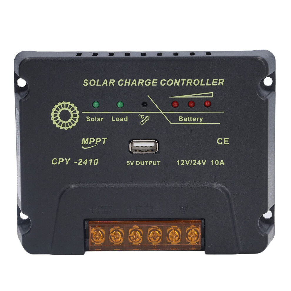 10A Mppt Solar Charge Controller 12V 24V Auto Voltage Detection For Off Grid Power Systems 9330225809814