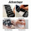 Wavy Shape Chalkboard Labels ,Erasable Reusable Rectangle Blackboard Stickers with 2 Liquid Chalk Pen,300 Pieces 4