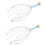 2X Metal Finger Neck Scalp  Stress Relax Massage Massager 1