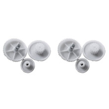 6Pcs Household Meat Grinder Plastic Gears Replacement S/M/L Gear for Household Meat Grinder Repair Parts