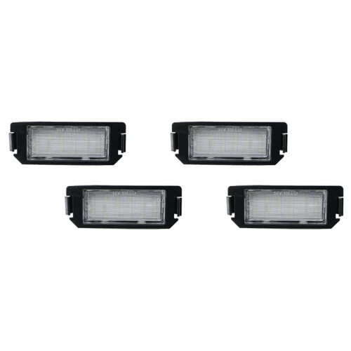 4x Car White 18-LED License Plate Light Number Light Replacement for  Veloster  2D  Soul