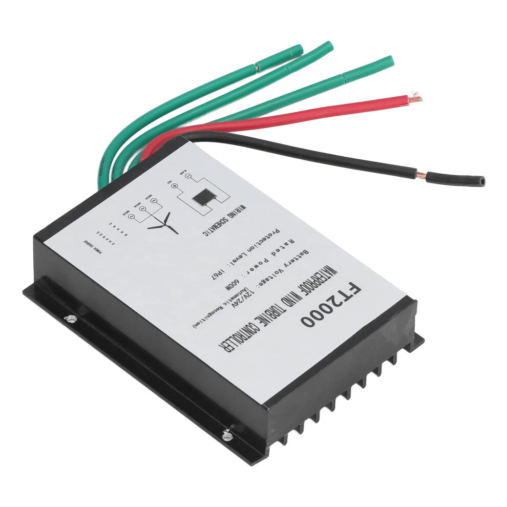 Wind Turbine Charge Controller 12V/24V 600W Waterproof Overcharge Protection For Wind Generator 9310869814603