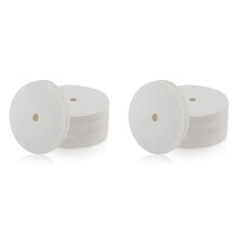 800Pcs Unbleached Percolator Coffee Filters, 3.75In Disposable Coffee Paper Filter, Disc Coffee Filters White