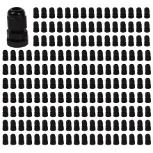 90 Piezas de PG7 Glandula del Conectador para el Cable del Diametro de 4-7mm Impermeable Negro