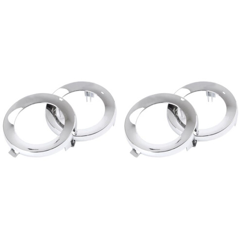 For  Forester 2009-2013 2Pair Front Chrome Fog Light Lamp Cover Cap Trim Ring 57731SC000