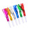 6-pack metalliska fransade visselpipor 3