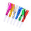 6-pack metalliska fransade visselpipor 5