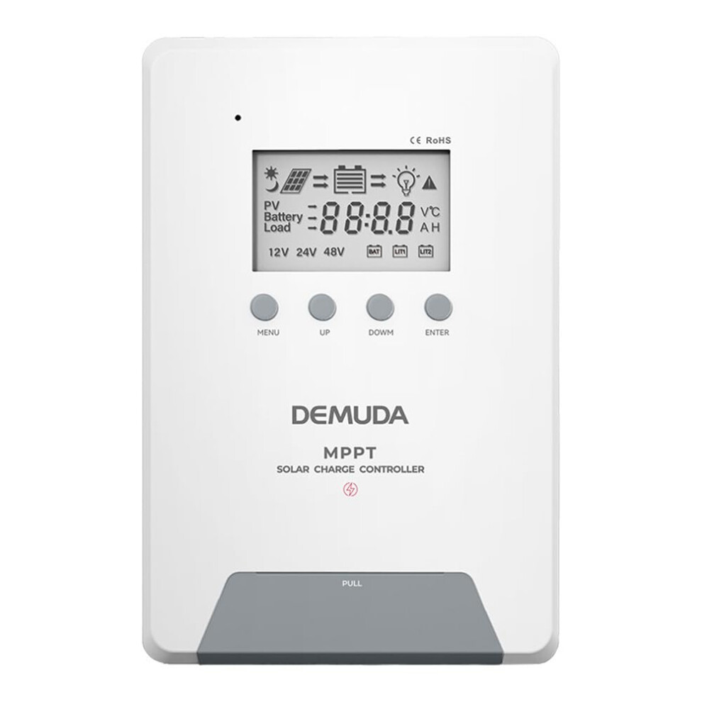 60A Mppt Solar Charge Controller 12V 24V 48V, Lcd, For Lifepo4 Lithium And Lead Acid, Rv Offgrid 9330225810599