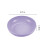 Purple Plastic Dinner Plates 5.7in Set of 5 3