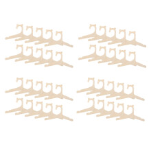 40 Pcs Wooden Hanger for Baby Clothes Natural Wood Hanger for Baby Clothes Hanger Rack Room Nursery Decor for Kids