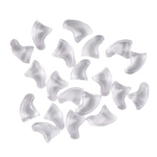20 Pieces Casquettes de clou doux pour le chat + Colle adhesive - Transparent, taille M