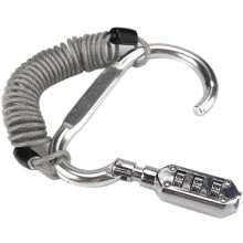 Car Lock Portable Alloy Anti-Diebstahl-Stahlkette für Motorradhelm für Anti-Diebstahl-Sicherheitsschloss