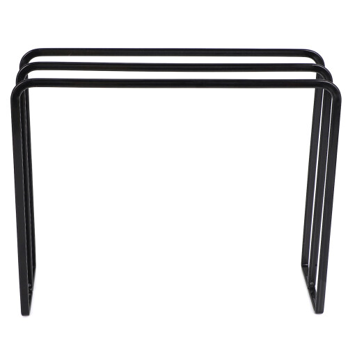Towel Rack Stand Freestanding 3 Tier Vertical Iron Rag Storage Towel Rack Kitchen Supply Home Tableware Dish Cloth Holders（Black）