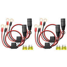 Confezione da 4 GC002 X-Connect per Accessori per Caricabatterie , Terminale Ad Occhiello M6 XL, Cavo per Caricabatterie di Mantenimento per