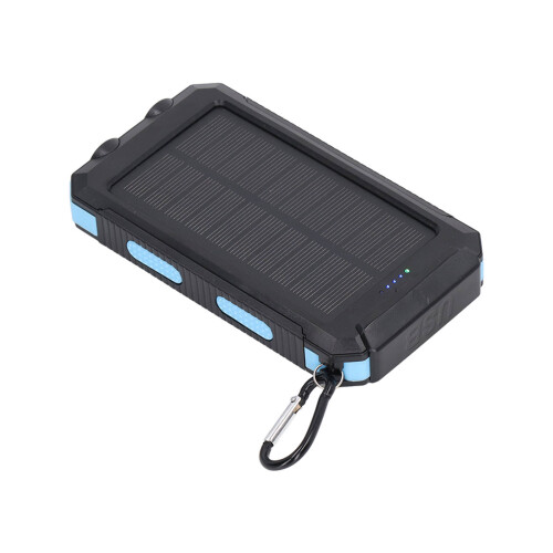 Φορητός ηλιακός φορτιστής, Power Bank υψηλής χωρητικότητας με διπλή θύρα USB και Qc3.0, 1