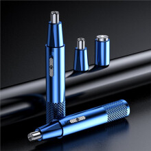 360 Rotating Dual-Blade Electric Shaver for Men: Painless and Safe Ear, Nose, Eyebrow Trimming