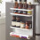 1PCS Hanging Fridge Shelf Spice Rack Wall Shelf Refrigerator Shelf (Black) 3