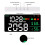 2X Decibel Meter Wall Hanging Sound Level Meter 30-130DB Range 8.6 Inch Large LED Display Noise  Temperature 7