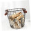 Round Iron Wire Mesh Storage Bin with Durable Frame, Multiuse Firewood and Laundry Organizer for Home 5