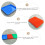 6Pcs Mini Rectangular Plastic Storage Trays Set for Crafts Art Supply Organization Classroom Use Stackable and Easy to Clean 4