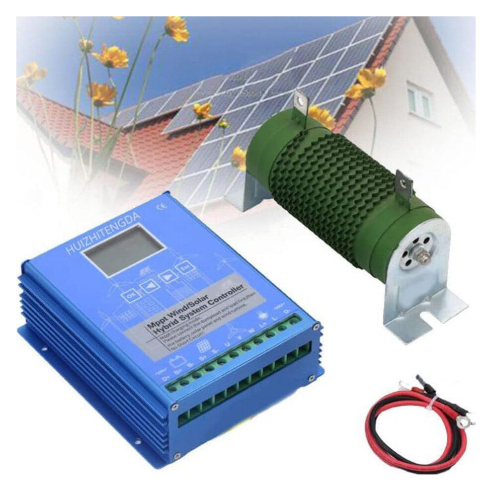 12V 5000W Wind Solar Hybrid Charge Controller With Mppt Energy Optimization For Off Grid Rv And Home Use 9330225810933