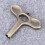 TShaped Drum Tuning Key with Square Socket, Ergonomic Grip Drum Adjustment Wrench Bronze 5