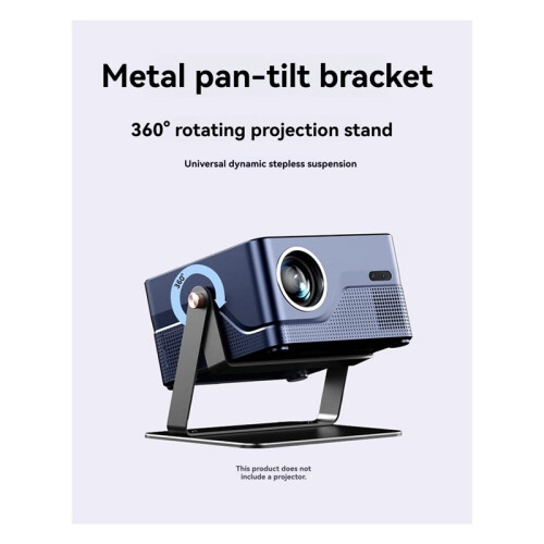 Dual-Axis Mount Projector Stand with 265mm Internal Clearance Metal Desktop/Wall-Mount/Ceiling-Mount 3in1 Stand 2