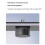 Dual-Axis Mount Projector Stand with 265mm Internal Clearance Metal Desktop/Wall-Mount/Ceiling-Mount 3in1 Stand 4