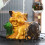 Lucky Pig Tea Pet Resin Statue Farveskiftende 1