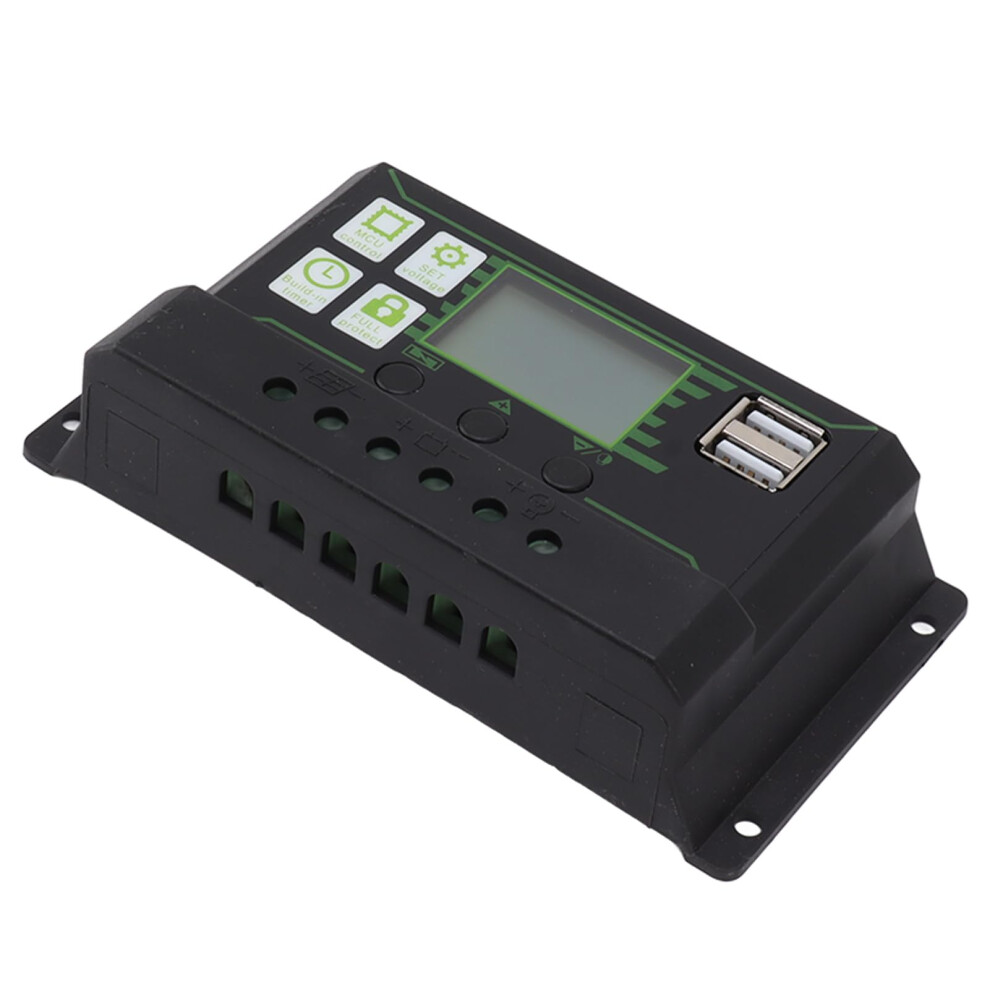 60A Pwm Solar Charge Controller With Lcd Temperature Compensation And Protections For Solar Panels 9310869815624
