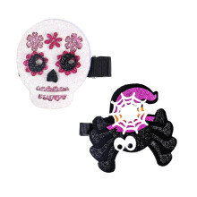 Pumpkin Hairpin Clip Holiday Decoration 2PCS