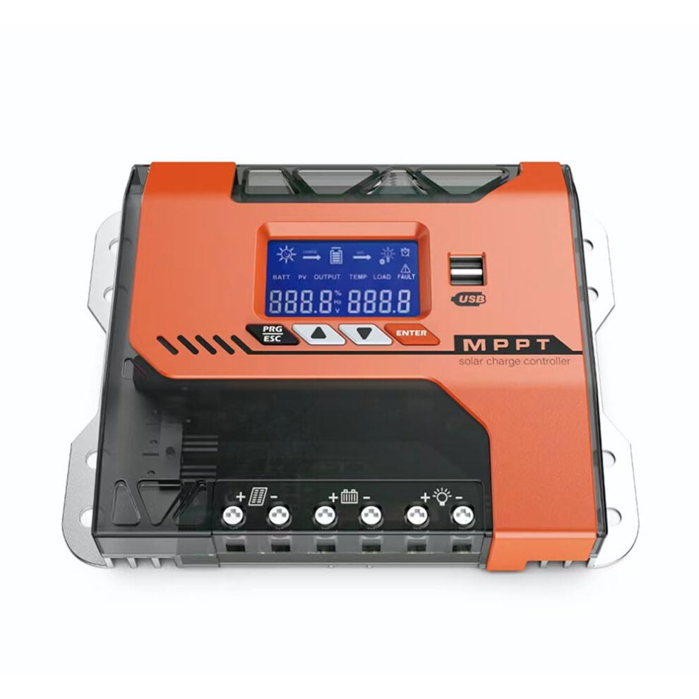 20A Mppt Solar Charge Controller 12V 24V 36V 48V, Efficiency Tracking, Multibattery Compatibility For Agm Gel Lithium 9330225811206