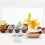 4Pcs Transparent Crystal Glass Fruit Tray Multi-Function Serving Plate 8