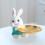 Kiplyki New Arrivals Easter Tabletop Decorations Beautiful Glassware Tabletop Ornament Easter Bunny Decorations 5