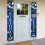 60th Birthday Decoration Blue Silver Balloon Banner 3