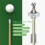 Pince Queue Billard 3 PièCes SéRies Pince Pointe de Queue de Billard Kit de RéParation de Pointe de Queue de Billard en Alliage pour Accessoires de 4