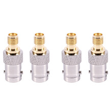4X F / F RF SMA Female to BNC Female Adapter Antenna Cable RFB-1142