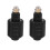 2 Packs Optical 3.5mm Female  Jack Plug To Digital Toslink M Audio Adapter 1