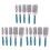 3X Roller Comb Professional 5 Size Hair Dressing Brushes High Temperature Resistant Round Comb Hair Styling Tool 1
