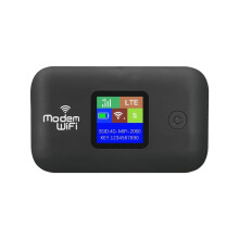 Routeur Wifi 4G Modem Portable Sans Fil  Hotspot Extérieur 150 Mbps Poche Mifi Emplacement pour Carte Sim Répéteur 3000 Mah Gris Fer